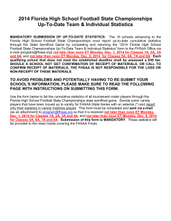 2014 Florida High School Football State Championships Up