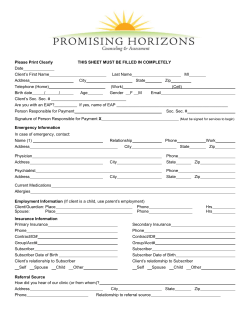 to Client Intake Documents