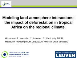 Modeling land-atmosphere interactions: the impact of
