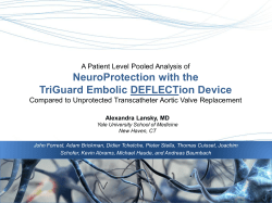 NeuroProtection with the TriGuard Embolic