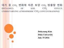 and long-term manipulation of CO 2 concentration?