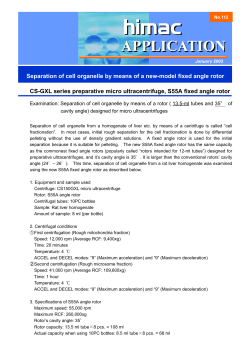Separation of cell organelle by means of a new