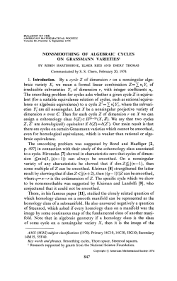 NONSMOOTHING OF ALGEBRAIC CYCLES ON