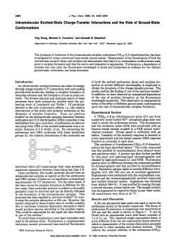 Intramolecular Excited-State Charge