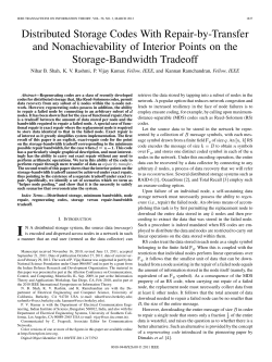 Distributed Storage Codes With Repair-by