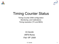 Timing Counter Status
