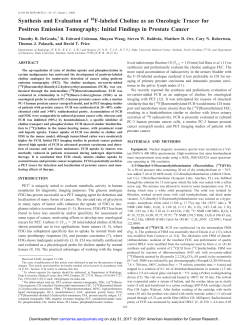 Synthesis and Evaluation of 18F-labeled