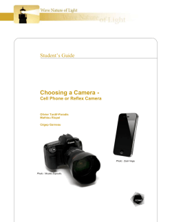 Student`s Guide Choosing a Camera