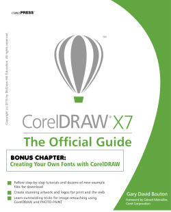 Bonus Chapter: Creating Your Own Fonts With