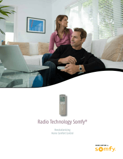 Radio Technology Somfy