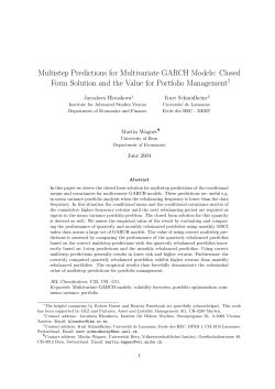 Multistep Predictions for Multivariate GARCH Models