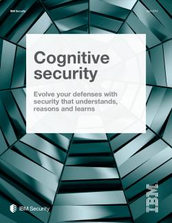 Cognitive security