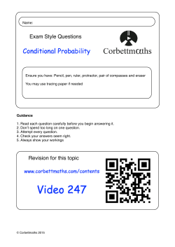 Conditional Probability