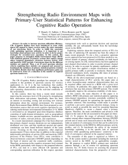 Strengthening Radio Environment Maps with Primary