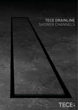 tece drainline shower channels