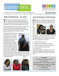 Lots of Energy in Fall Groups Peak Conditioning &mdash; for skin!