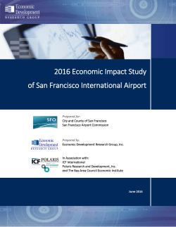 2016 Economic Impact Study of San Francisco International Airport