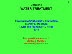 from Secondary Waste Treatment