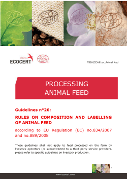 processing animal feed