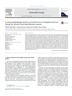 A sizing methodology based on Levelized Cost of Supplied and Lost