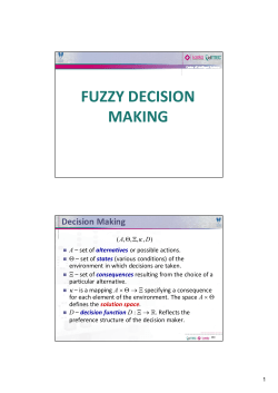 FUZZY DECISION MAKING