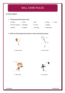 ball game rules
