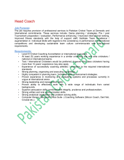 Head Coach
