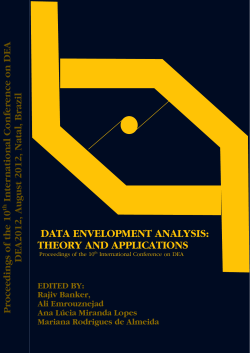 Data Envelopment Analysis: Theory and Applications