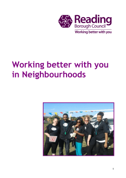 Neighbourhood Strategy 2014