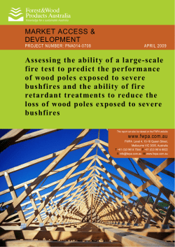 Assessing the ability of a large-scale fire test to predict the