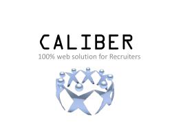 Caliber presentation PPT.