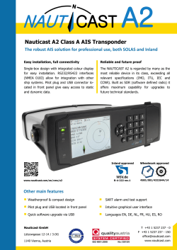 Nauticast A2 Class A AIS Transponder