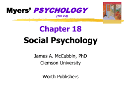 Introduction to Psychology
