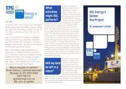 AGL Energy`s Galilee Gas Project What activities might AGL perform