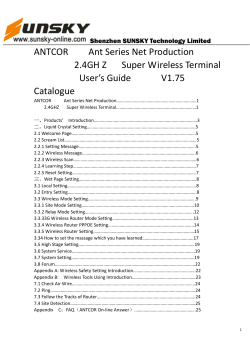 ANTCOR Ant Series Net Production 2.4GH Z Super - Sunsky