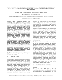 format of short papers for the 58th international congress of meat