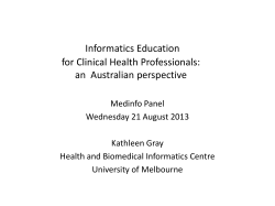 eHealth Education for Future Clinical Health Professionals