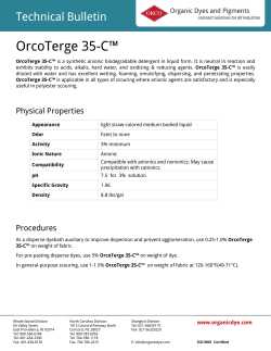 OrcoTerge 35-C - Organic Dyes and Pigments