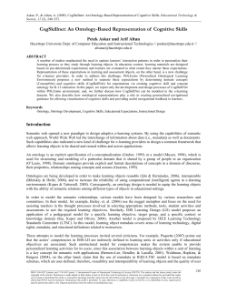 CogSkillnet: An Ontology-Based Representation of Cognitive Skills
