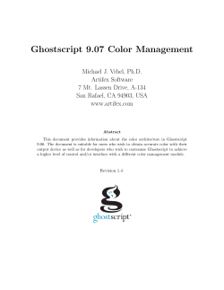 GS9 Color Management