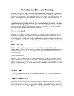 Preventing Skin Diseases in Wrestling