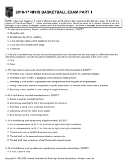 2016-17 nfhs basketball exam part 1