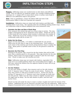 Infiltration steps