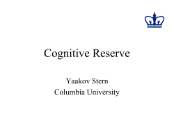 Cognitive Reserve
