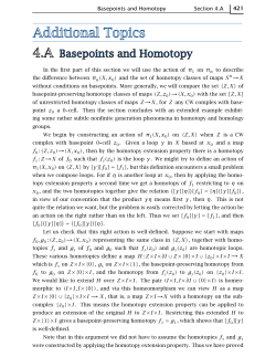 Basepoints and Homotopy Section 4.A 421 In the first