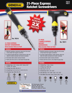 Datasheet - Test Equipment Depot