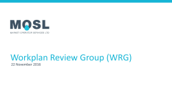 November WRG slides