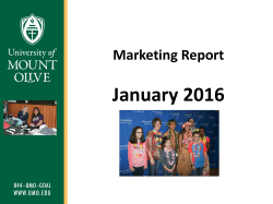 Marketing Report jan 2016