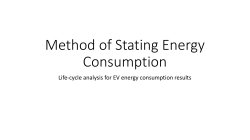 Method of Stating Energy Consumption