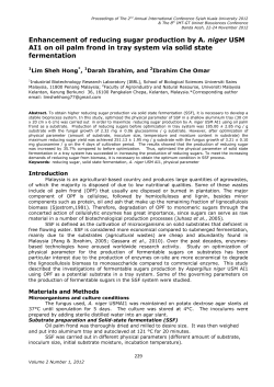 Enhancement of reducing sugar production by A